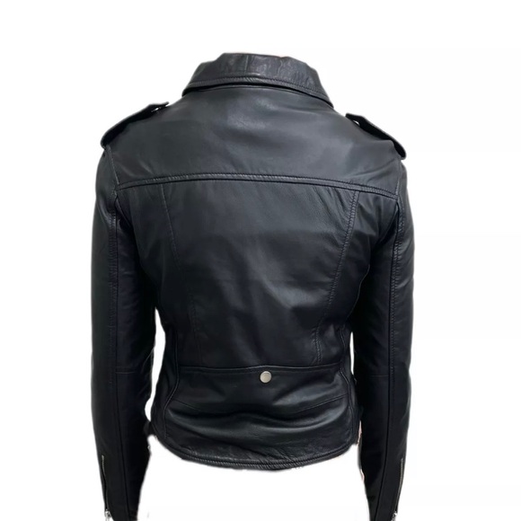 Walter Baker Black Hanna Leather Jacket - Picture 6 of 6